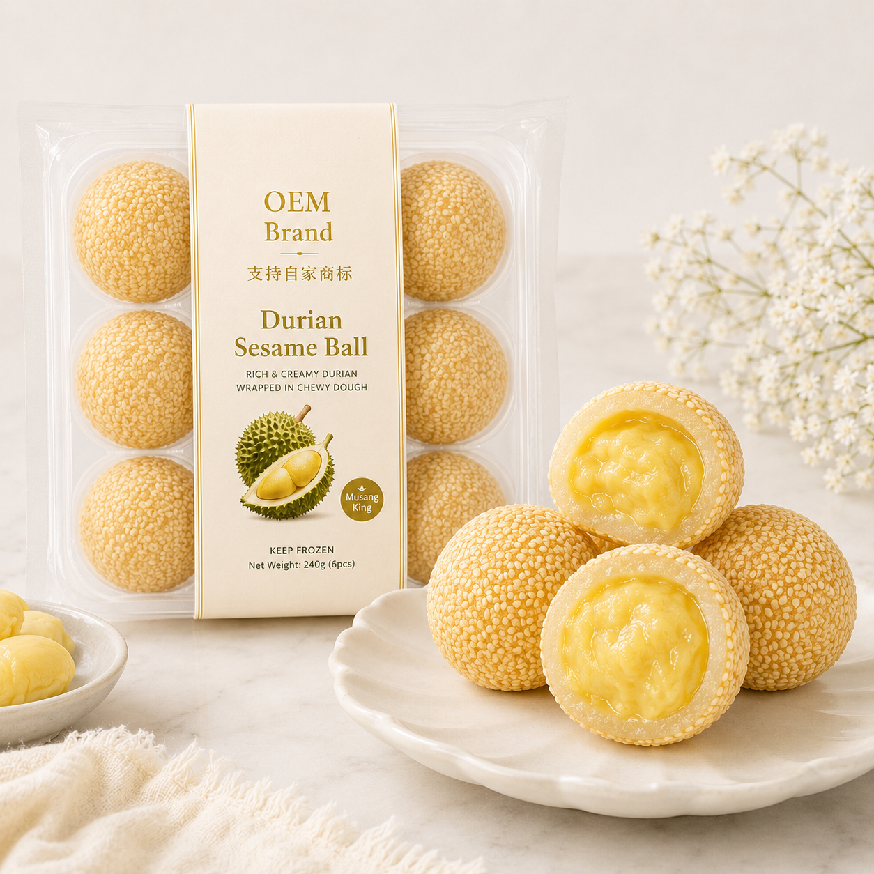 Durian Sesame Ball